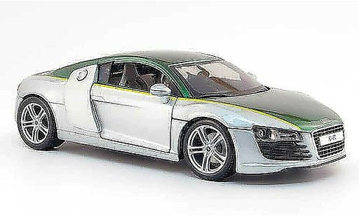 Audi R8 4.2 fsi 1/18 Maisto . grijs/groen need for speed modelauto