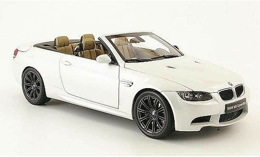 Bmw M3 Cabriolet 1/18 Autoart E93 wit modelauto