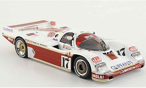 Porsche 962 1986 1/43 Spark No.17 Fortuna 24h Le Mans modelauto