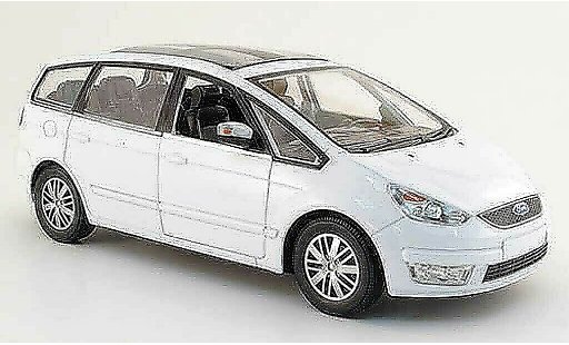 Ford Galaxy Berline 1/18 Powco wit 2007 modelauto