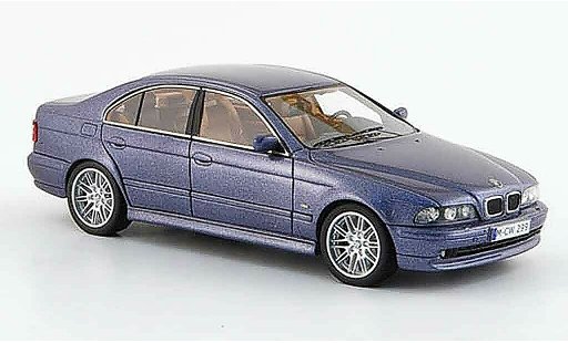 Bmw 520 berline 1/43 Neo i (E39) blauw edition liavecee 300 2002 modelauto