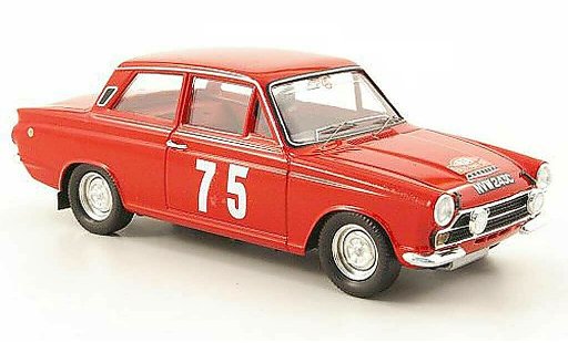 Ford Cortina Rally 1/43 Trofeu MKI No.75 Clark/Melia Monte Carlo 1966 modelauto