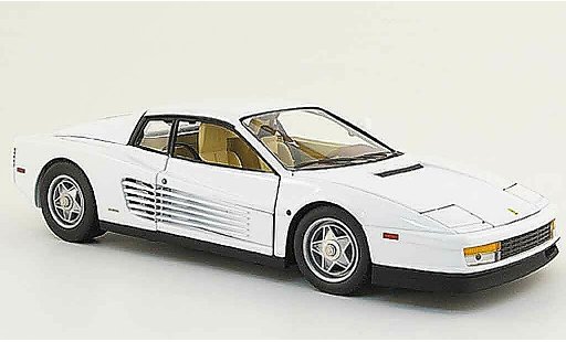 Ferrari Testarossa Miami Vice 1/18 Hot Wheels Elite wit 1984 modelauto