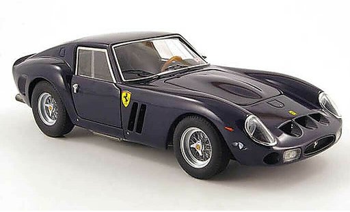 Ferrari 250 GTO 1/18 Hot Wheels Elite blauw vanilla sky modelauto