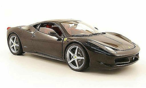 Ferrari 458 Italia 1/18 Hot Wheels Elite zwart 2010 modelauto