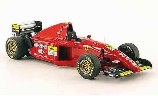 Ferrari 412 course 1/43 Hot Wheels Elite t2 no.27 j.alesi 1995 modelauto