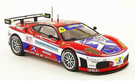 Ferrari F430 GTC 1/43 Hot Wheels Elite no.87 scuderia ecosse 24h le mans 2006 modelauto