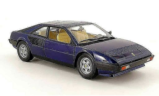 Ferrari Mondial Coupe 1/18 Hot Wheels 8 blauw 1980 modelauto