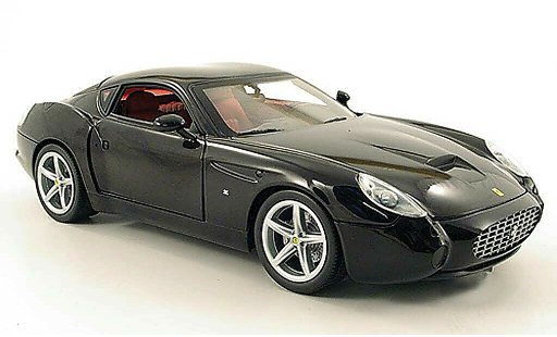 Ferrari 575 GTZ 1/18 Hot Wheels zagato zwart modelauto
