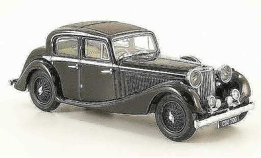 Jaguar SS Base 1/43 Oxford 2.5 saloon zwart modelauto
