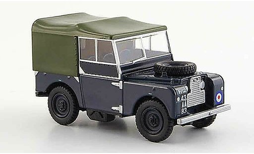 Land Rover 80 Base 1/43 Oxford RAF blauw olijfgroen modelauto
