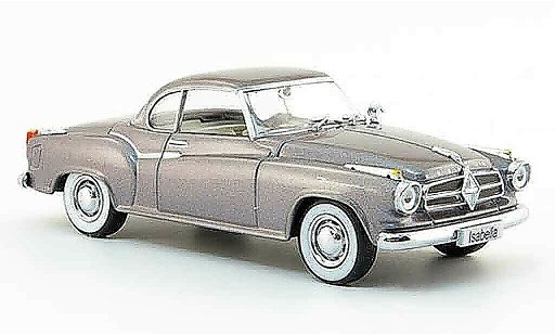 Borgward Isabella coupe 1/43 Auto Klassiker grijs 1957 modelauto