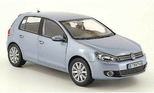 Volkswagen Golf GTI 1/18 Norev 2008 blauw ciel 5 portes modelauto