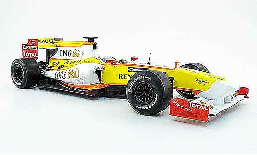 Renault F1 2009 1/18 Norev r 29 no.7 ing f.alsonso modelauto