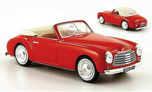 Simca Sport Base 1/43 Norev 8 rood inklusive hard top 1949 modelauto