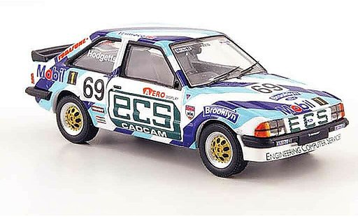 Ford Escort RS 1600i 1/43 Vanguards i No.69 ECS Brooklyn BSCC 1985 MK3 modelauto