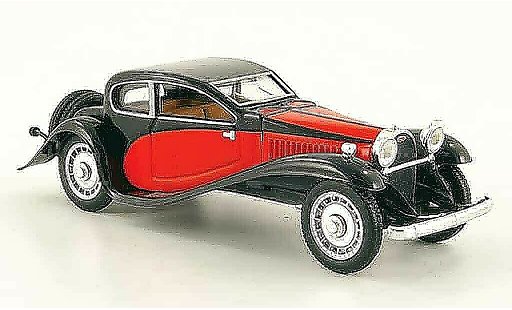 Bugatti 50 coupe 1/43 Rio rood zwart 1933 modelauto