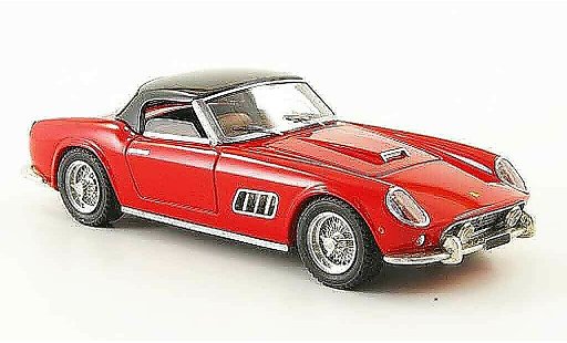 Ferrari 250 GT 1960 1/43 Look Smart california lwb hardtop rood zwart modelauto