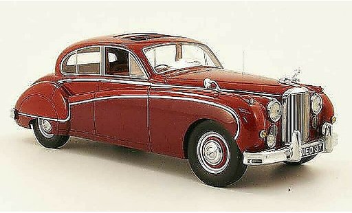 Jaguar MK 8 1/18 Neo rood/rood rechtslenker 1957 modelauto
