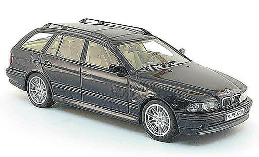 Bmw 520 touring 1/43 Neo i (E 39) zwart 2002 modelauto