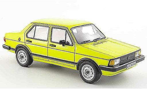Volkswagen Jetta I 1/43 Neo geel 4 portes 1980 modelauto