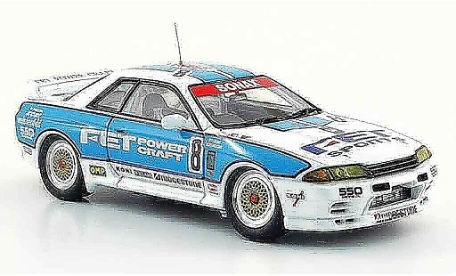 Nissan Skyline R32 1/43 Ebbro GT R No.8 FET Gruppe A 1993 modelauto
