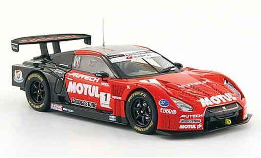 Nissan Skyline R35 1/43 Ebbro GT R No.1 Motul Autech Okayama Test 2009 modelauto