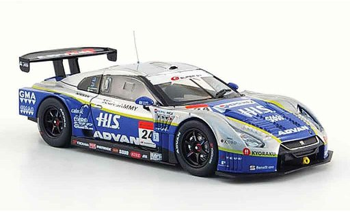 Nissan Skyline R35 1/43 Ebbro GT R No.24 HIS Advan Kondo Super GT 500 2009 modelauto