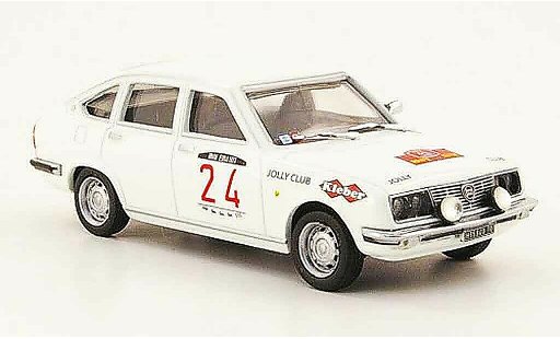 Lancia Beta berline 1/43 Pego 1800 lx no.24 rallye elba 1973 modelauto