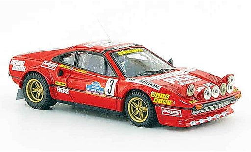 Ferrari 308 GTB 1/43 Best gr.4 no.3 andruet biche targa florio 1980 modelauto