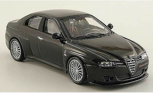 Alfa Romeo 156 gta 1/43 M4 3.7 Autodelta zwart modelauto