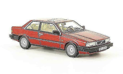 Volvo 780 Bertone 1/43 Neo rood 1988 modelauto