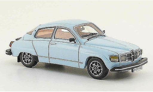 Saab 96 Base 1/43 Neo blauw edition liavecee 300 1979 modelauto