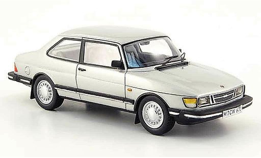 Saab 90 Base 1/43 Neo grijs metallic edition liavecee 300 1985 modelauto