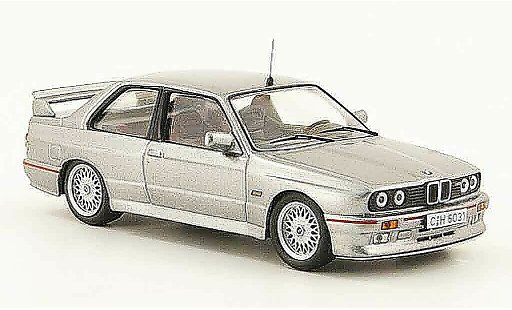 Bmw M3 Sport Evolution 1/43 IXO E30 grijs metallic grijs 1990 modelauto