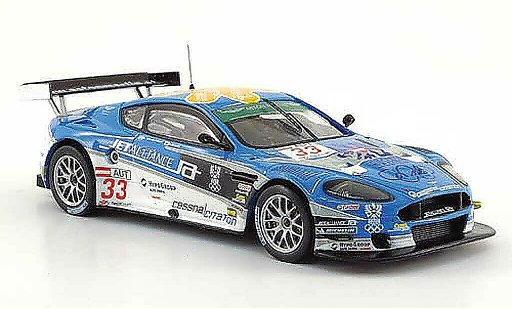 Aston Martin DBR9 gt1 1/43 IXO No.33 FIA GT winnaar Silverstone 2008 modelauto