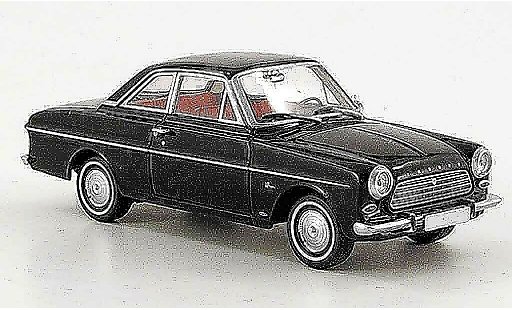 Ford Taunus Berline 1/43 Minichamps 12 M (P 4) Coupe zwart modelauto