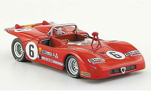 Alfa Romeo 33.3 prototipo 1/43 M4 1971 No.6 Stommelen/Kinnunen Targa Florio modelauto
