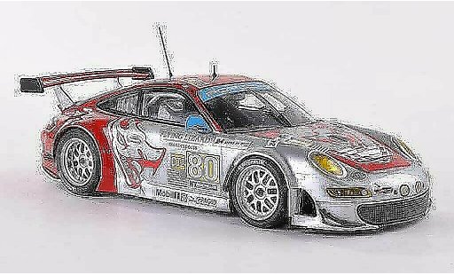 Porsche 911 GT3 RSR 1/43 Minichamps 2009 No.80 Flying Lizard 24h Le Mans Bergmeister/Neiman/Law modelauto