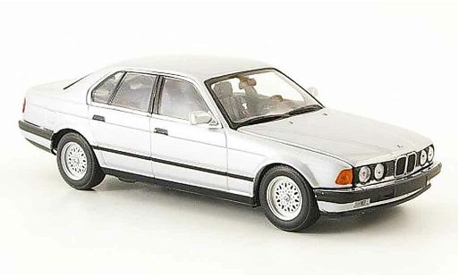 Bmw 730 E32 1/43 Minichamps i grijs metallic 1986 modelauto