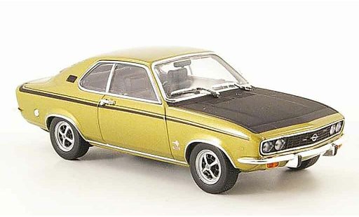 Opel Manta A 1/43 Minichamps sr or zwart 1972 modelauto