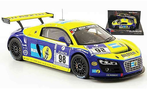 Audi R8 lms 1/43 Minichamps 2009 No.98 Bilstein 24h Nurburgring modelauto