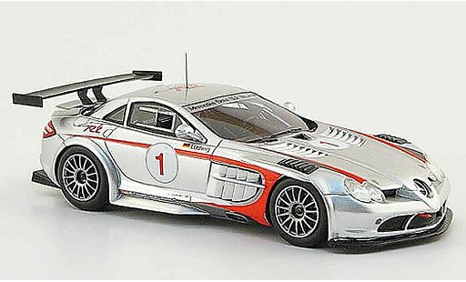 Mercedes SLR 722 GT 1/43 Spark McLaren (R 199) No.1 Club Trophy 2008 modelauto