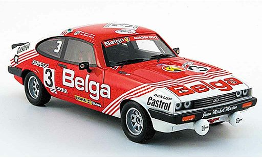 Ford Capri 3.0S 1/43 Premium X MK III 3.0 S No.3 Belga 24h Spa 1980 modelauto