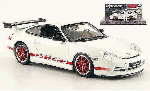 Porsche 911 GT3 RS 1/43 Minichamps wit avec Figur The Stig modelauto