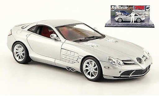 Mercedes SLR Base 1/43 Minichamps McLaren grijs metallic avec Figur The Stig modelauto