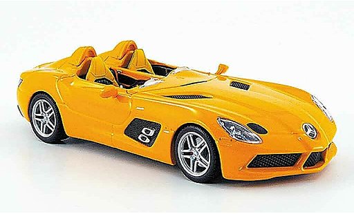 Mercedes SLR Stirling Moss 1/43 Minichamps McLaren (Z 199) oranje 2009 modelauto