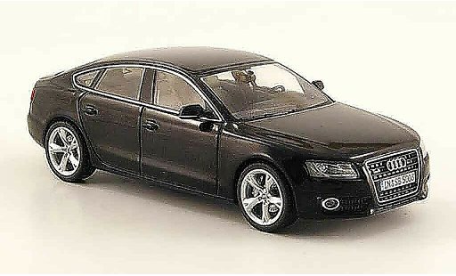 Audi A5 sportback 1/43 Schuco zwart 2009 modelauto
