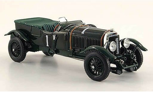 Bentley Speed 6 course 1/43 IXO No.1 winnaar 24h Le Mans 1929 W. Barnato / H. Birkin modelauto