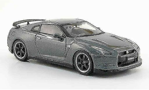 Nissan Skyline R35 1/43 Ebbro JGTC GT R Spec V grijs 2009 modelauto